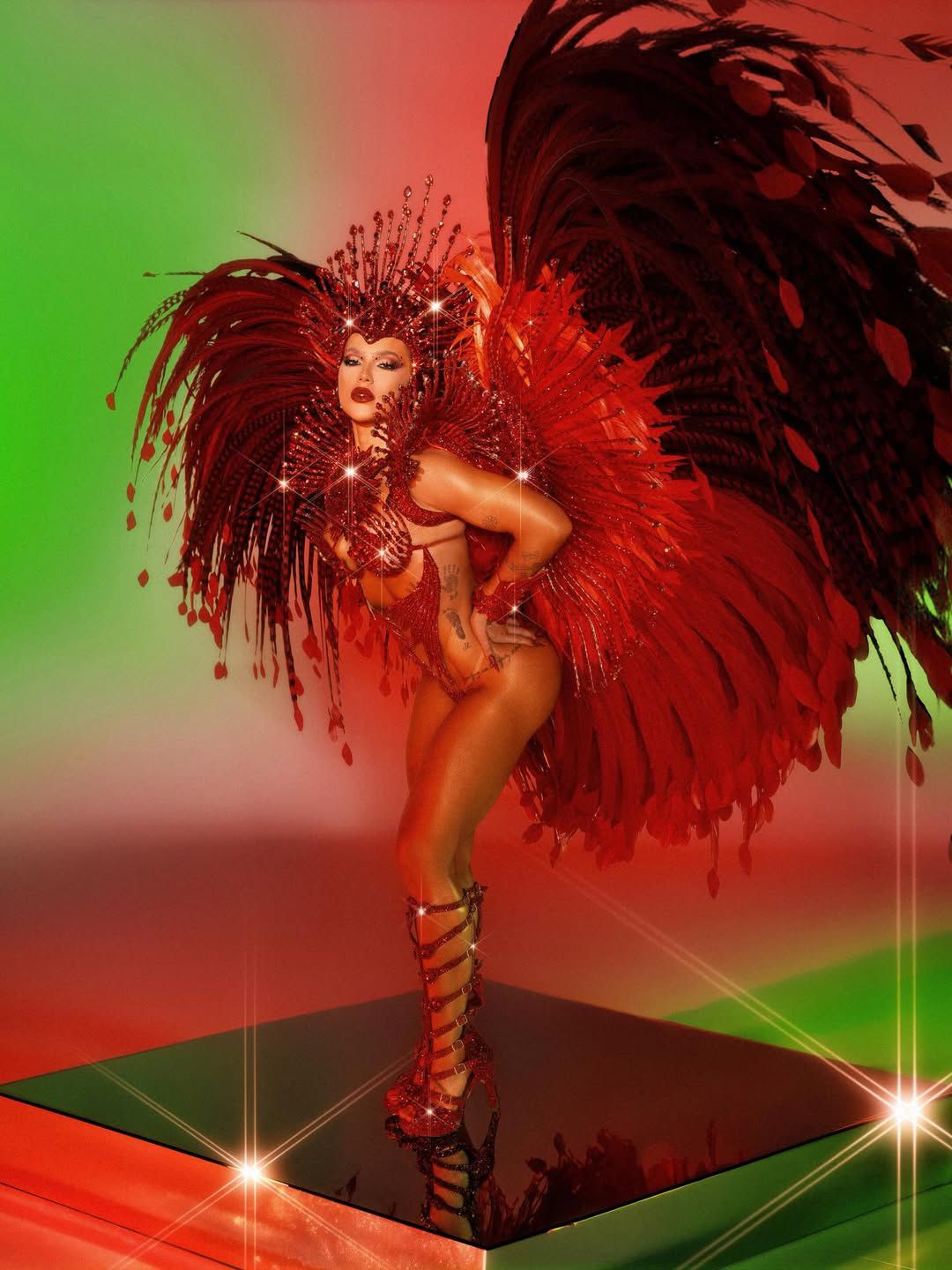 Virgínia Fonseca, namorada de Vinícuis Júnior, rainha de bateria da Grande Rio - Foto: Instagram/Virgínia