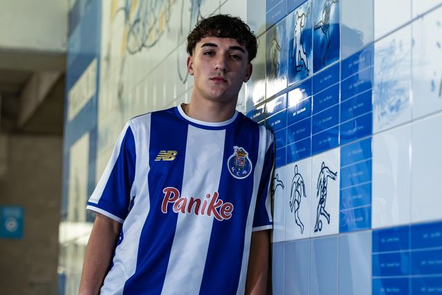 Gustavo Guerra, avançado de 16 anos, representa os dragões desde 2016 - Foto: FC Porto