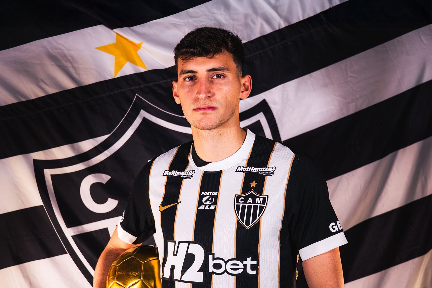 Tomás Pérez (Atlético Mineiro): O médio argentino, emprestado no início de fevereiro, figurou na ficha de jogo em duas ocasiões, mas ainda não se estreou - Foto: Atlético Mineiro