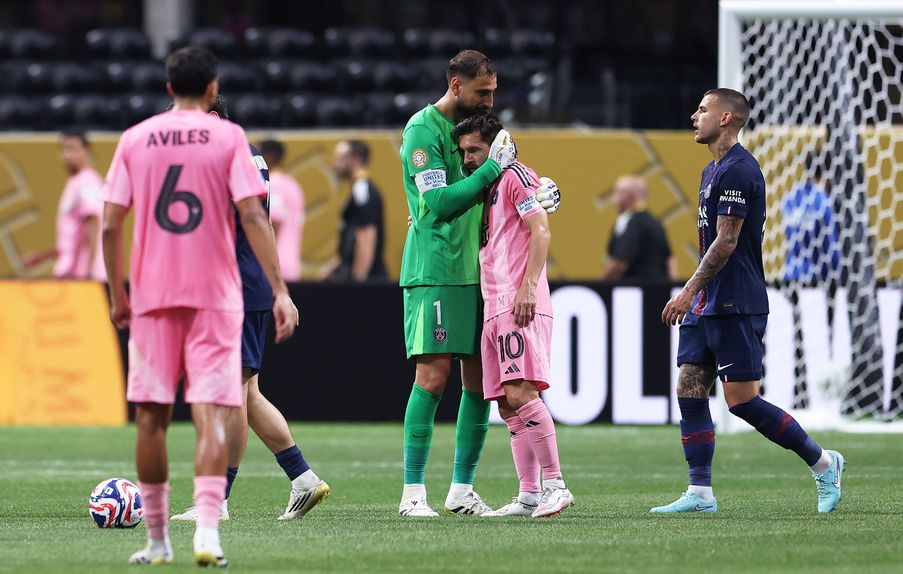Reencontro de Donnarumma com Messi no PSG-Inter Miami durante o Mundial de Clubes