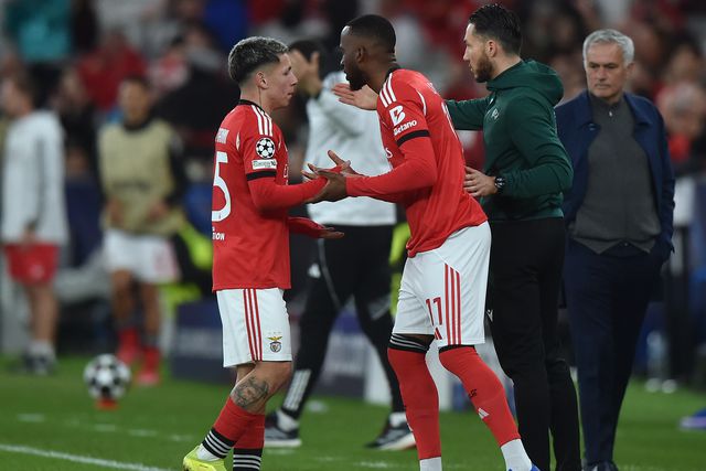 Lukebakio substituiu Prestianni contra o Real Madrid. Foto Miguel Nunes