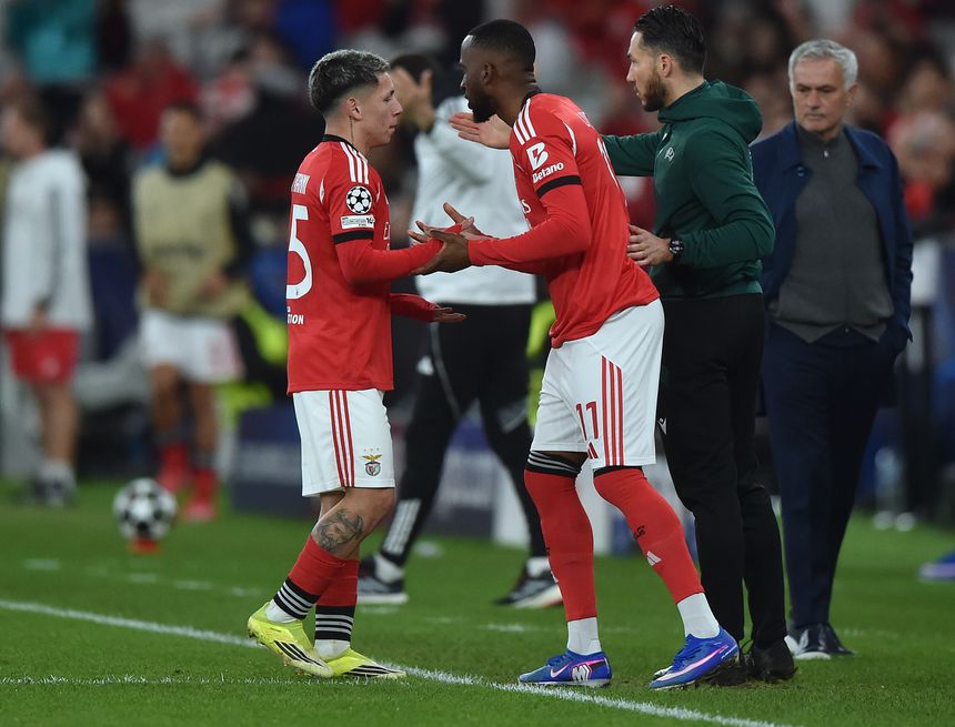Lukebakio substituiu Prestianni contra o Real Madrid. Foto Miguel Nunes
