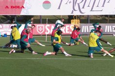 Seleção continua a preparar amigável com a Suécia