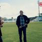 Meio-campo do Benfica com Toni, Simões e Eusébio