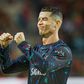 Cristiano Ronaldo, no aquecimento, cerra os punhos em sinal de confiança num bom resultado