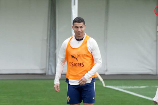 Muito vento no último treino da Seleção antes da partida para a Dinamarca