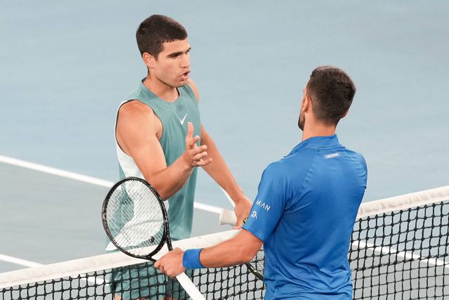 Carlos Alcaraz e Novak Djokovic