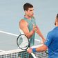 Carlos Alcaraz e Novak Djokovic