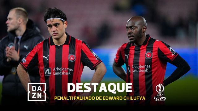 Que desastre! Tem o penálti decisivo nos pés, escorrega e Midtjylland é eliminado