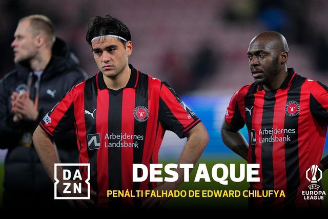 Que desastre! Tem o penálti decisivo nos pés, escorrega e Midtjylland é eliminado