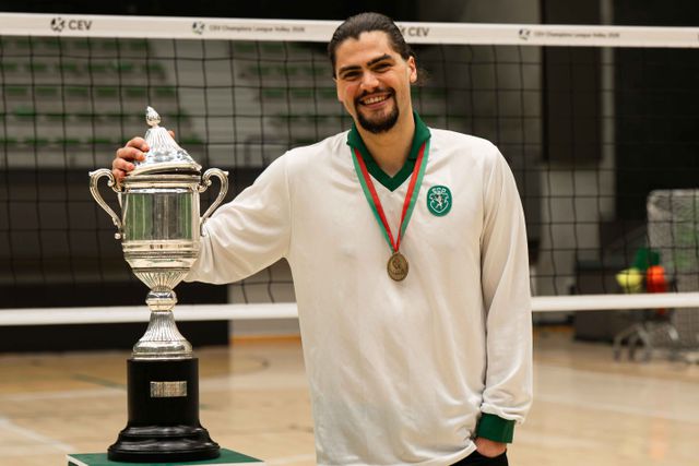 Lourenço Martins conquistou a primeira Taça de Portugal da carreira. Foto Mariana Tenório