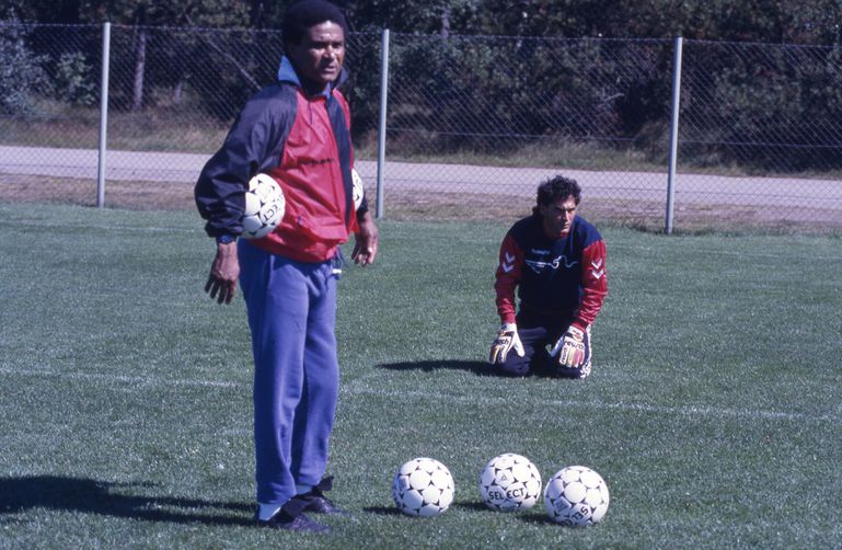 Silvino foi treinado por Eusébio  — Foto A BOLA