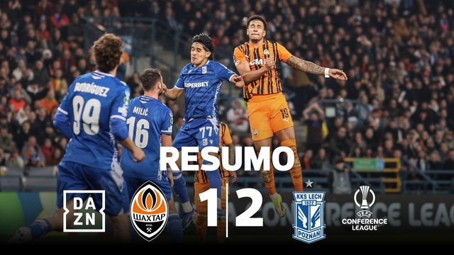 Lech assustou Shakhtar, mas autogolo caricato de João Moutinho estragou a festa (resumo)