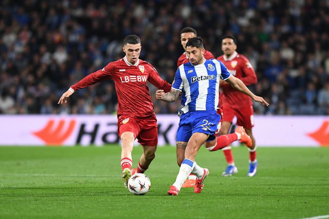 Varela em ação frente ao Estugarda. Foto: Rogério Ferreira/Kapta+