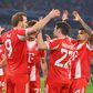 Festejos do Bayern diante da Atalanta