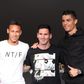 Cristiano Ronaldo, Lionel Messi e Neymar na cerimónia da Bola de Ouro