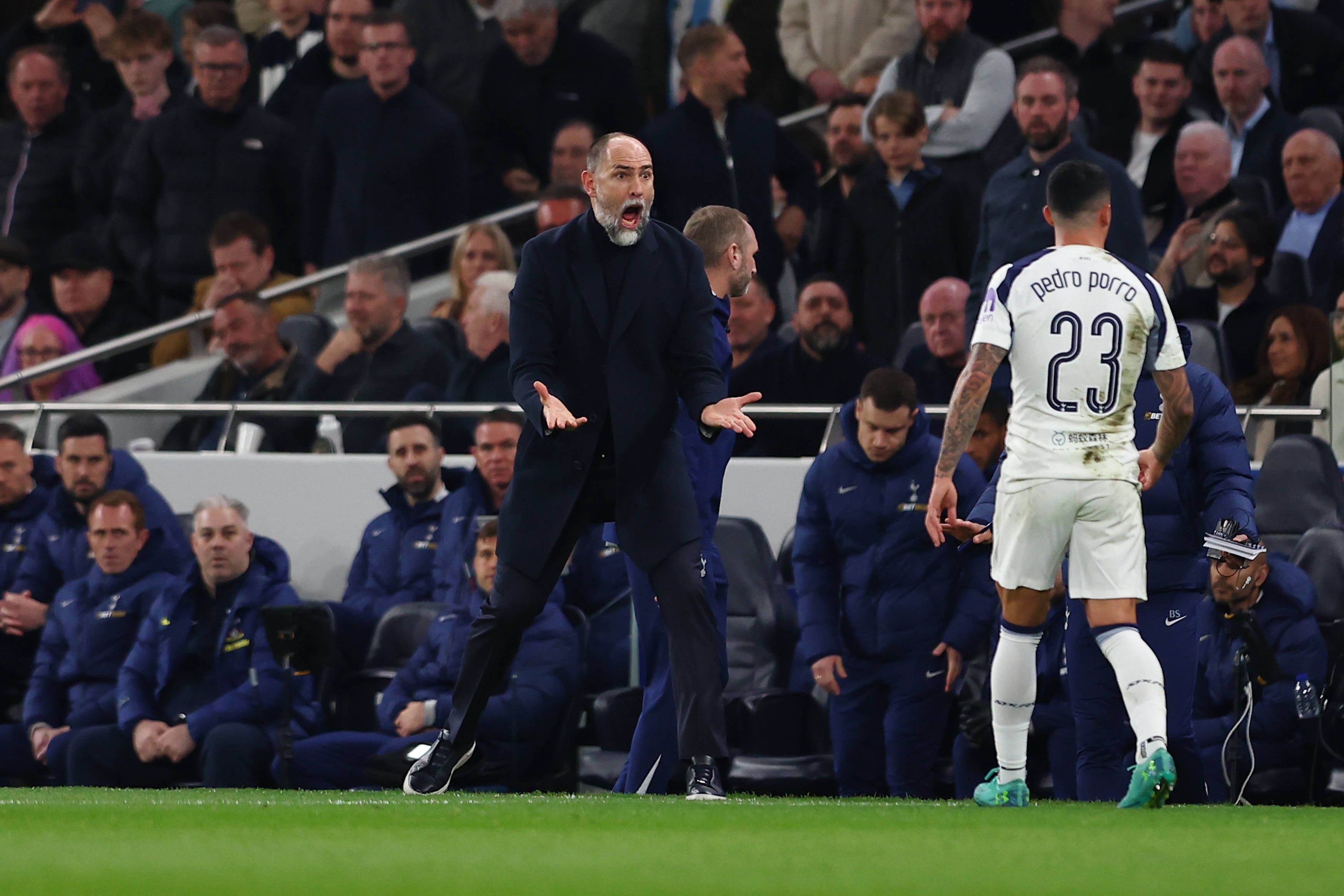 Igor Tudor, treinador interino do Tottenham