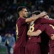 Shomurodov a agradecer a assistência de Soulé no Roma-Verona