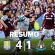 Na ressaca europeia do Aston Villa, Newcastle pagou a fatura (resumo)