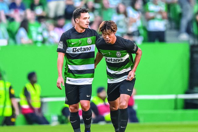 Sporting: Pote e Morita a todo o gás no dérbi com o Benfica