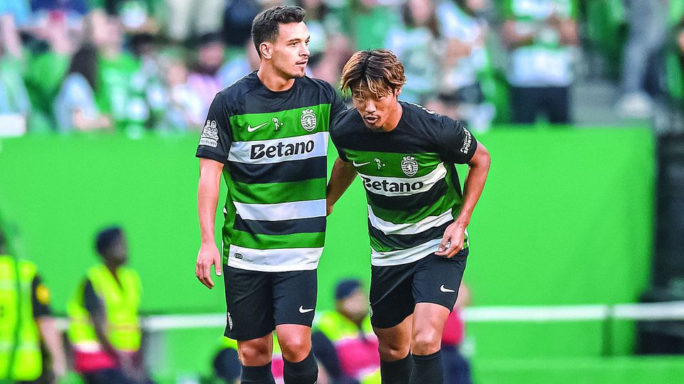 Sporting: Pote e Morita a todo o gás no dérbi com o Benfica