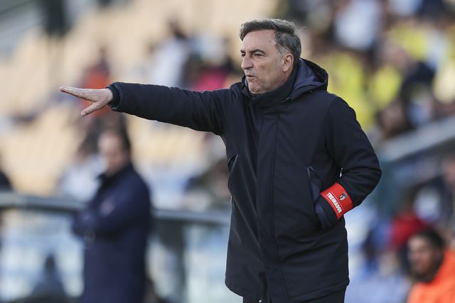 Técnico dos guerreiros do Minho satisfeito com a exibição da sua equipa na Amoreira (Foto: Miguel A. Lopes/LUSA)