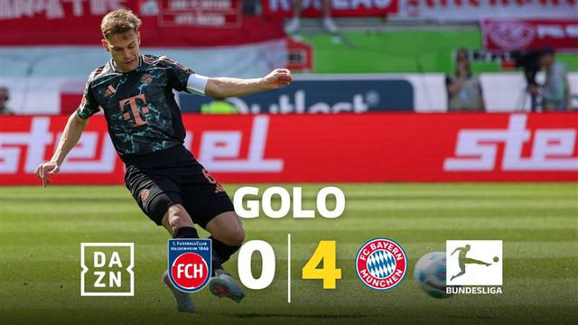 VÍDEO: Guerreiro assiste e Kimmich marca com um 'passe' para a baliza