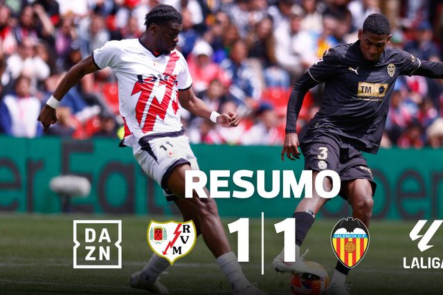 Valência marca no chão, na própria baliza e acaba empatado (resumo)