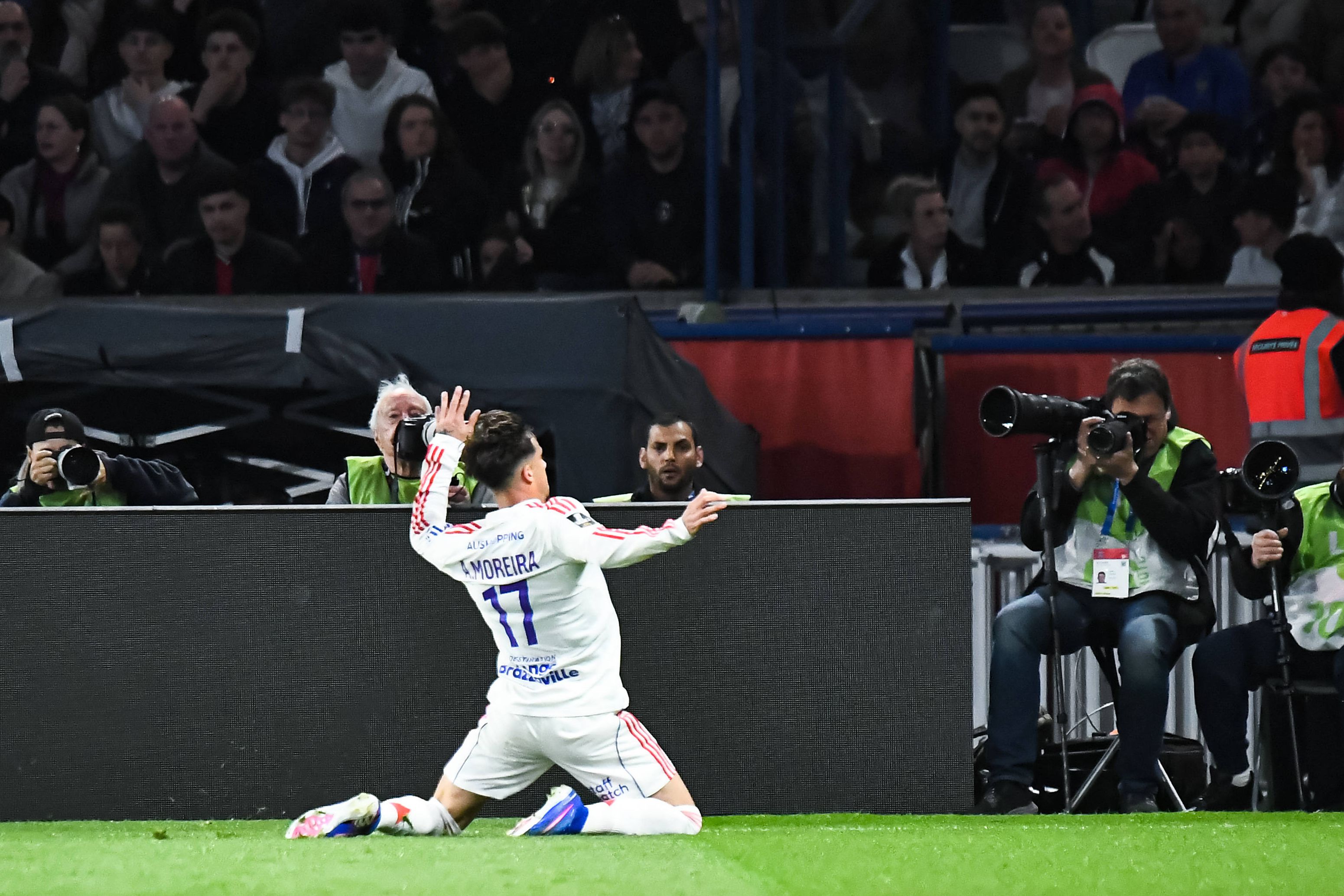 Afonso Moreira festeja golo apontado ao PSG