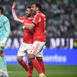 Jogadores do Benfica festejam vitória em Alvalade - Foto: Sérgio Miguel Santos