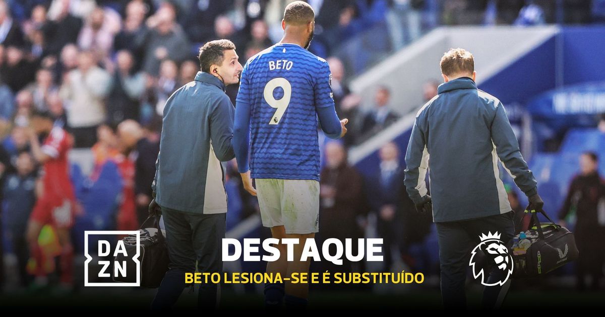 Beto substituído após choque de cabeças