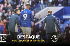 Beto substituído após choque de cabeças