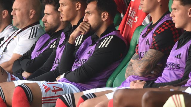 Pavlidis começou o dérbi com o Sporting no banco - Foto: Miguel Nunes