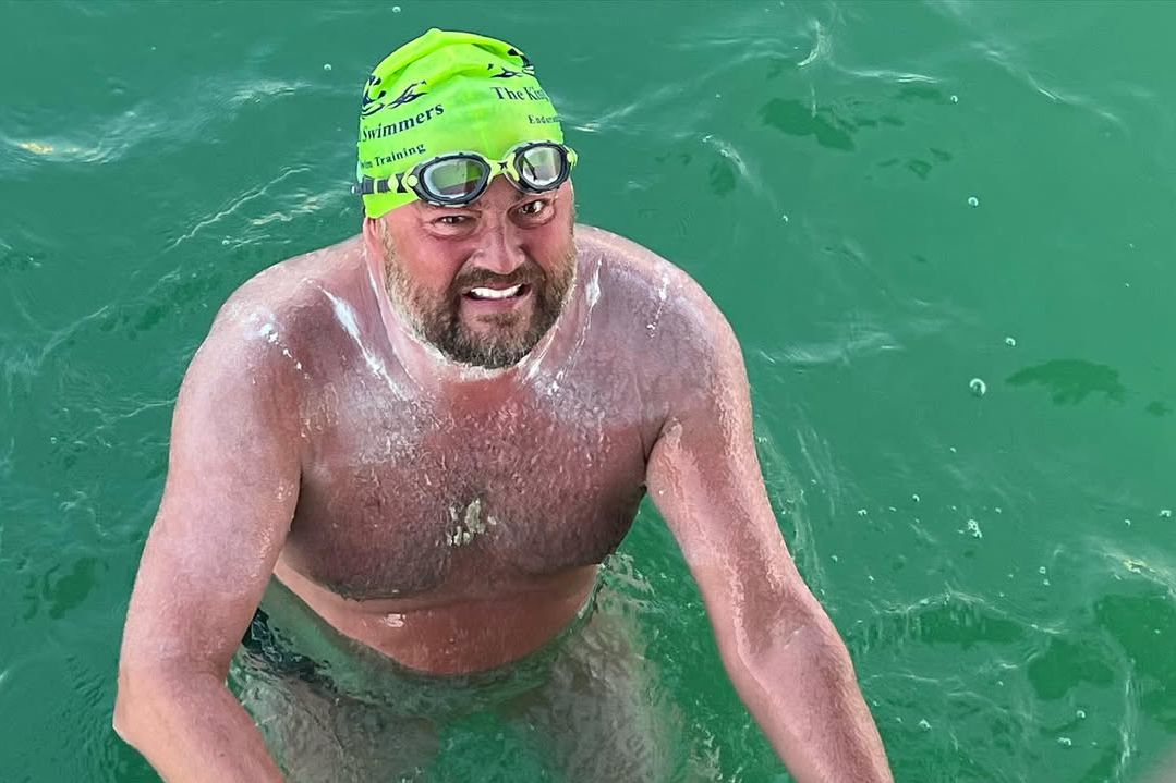 Stievenart, 48 anos, fez história na natação de águas abertas. Foto Instagram