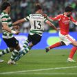Rafa Silva marcou o golo da vitória do Benfica no dérbi com o Sporting - FOTO: Sérgio Miguel Santos
