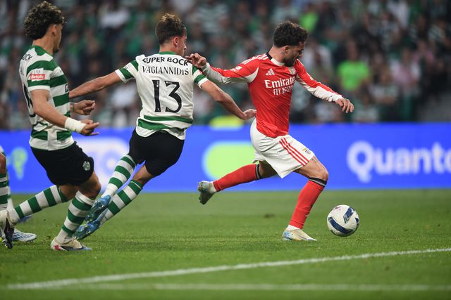 Rafa Silva marcou o golo da vitória do Benfica no dérbi com o Sporting - FOTO: Sérgio Miguel Santos