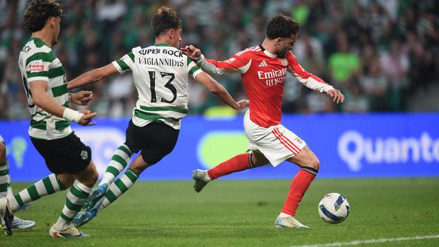 Rafa Silva marcou o golo da vitória do Benfica no dérbi com o Sporting - FOTO: Sérgio Miguel Santos