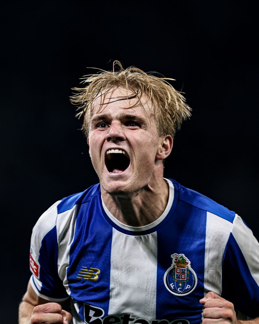 Froholdt fez o 2-0 para o FC Porto - Foto: LIGA PORTUGAL