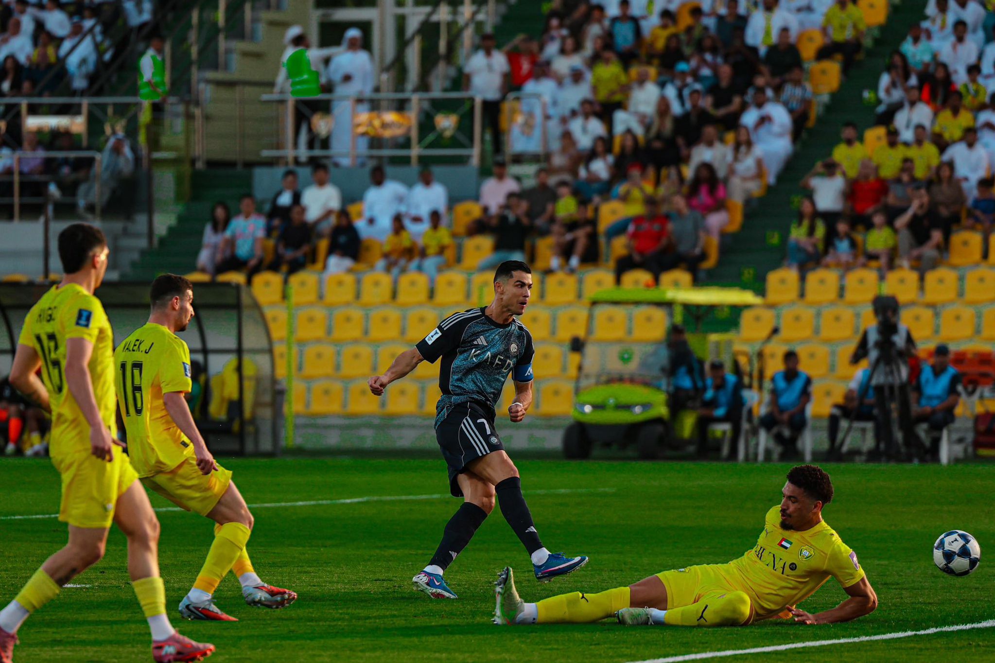 Cristiano Ronaldo marcou frente a Rui Vitória - Foto: Al Nassr