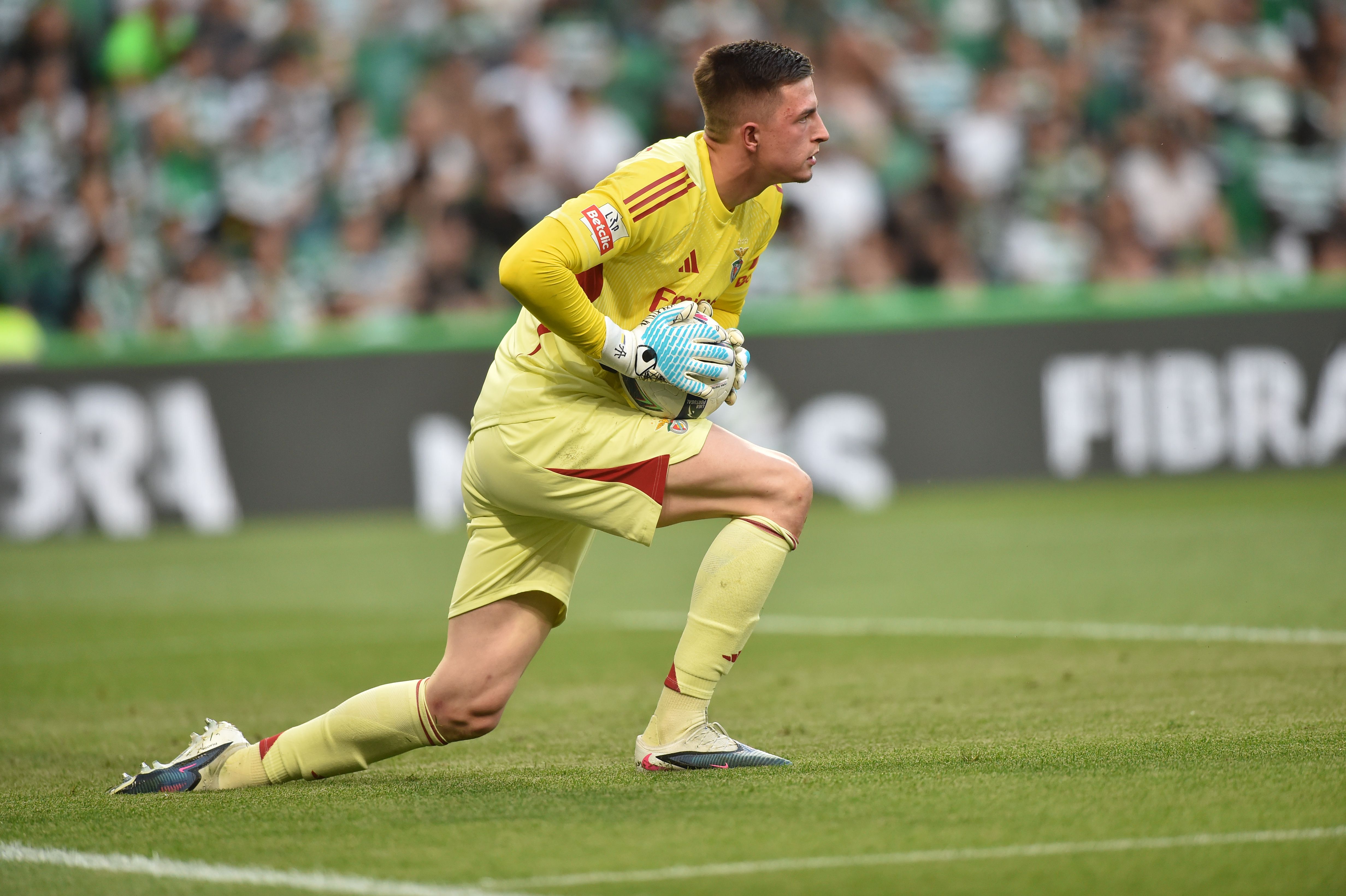 Trubin no jogo entre o Sporting e o Benfica - Foto: Miguel Nunes