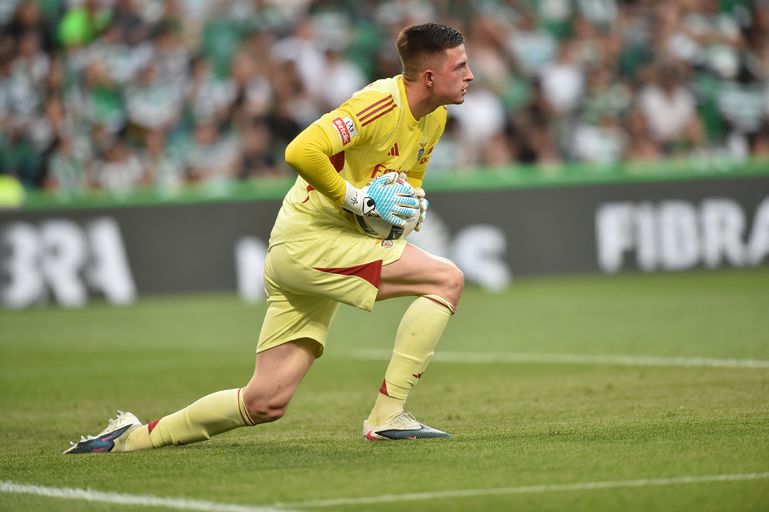 Trubin no jogo entre o Sporting e o Benfica - Foto: Miguel Nunes