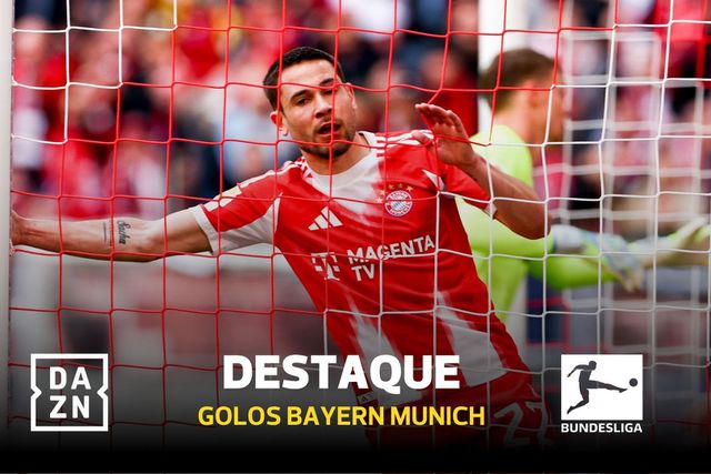 Três golos em seis minutos: Guerreiro deu início à 'remontada' do Bayern