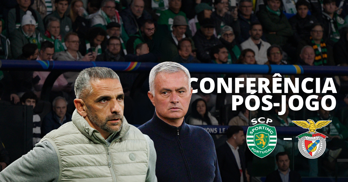 EM DIRETO: siga as conferências de imprensa de Rui Borges e José Mourinho