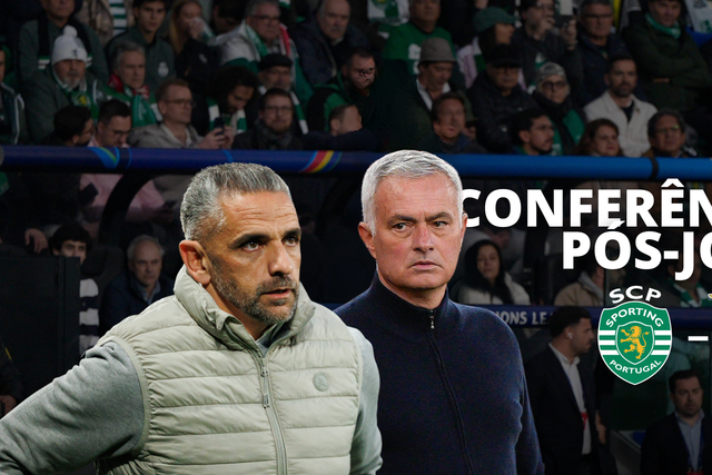 EM DIRETO: siga as conferências de imprensa de Rui Borges e José Mourinho