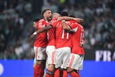 Jogadores do Benfica festejam vitória em Alvalade - Foto: Sérgio Miguel Santos