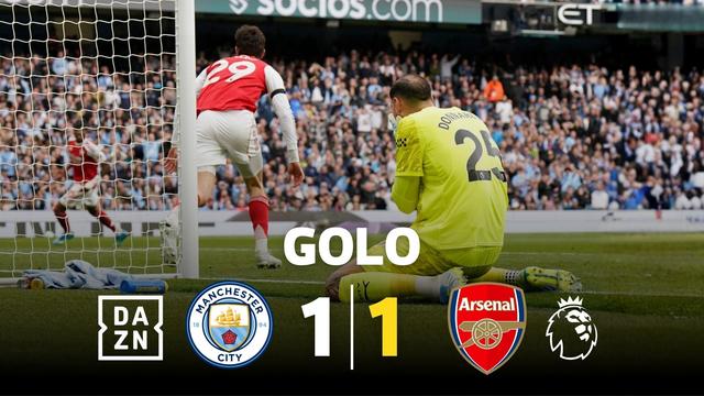 É ver para crer: erro monumental de Donnarumma dá o empate ao Arsenal