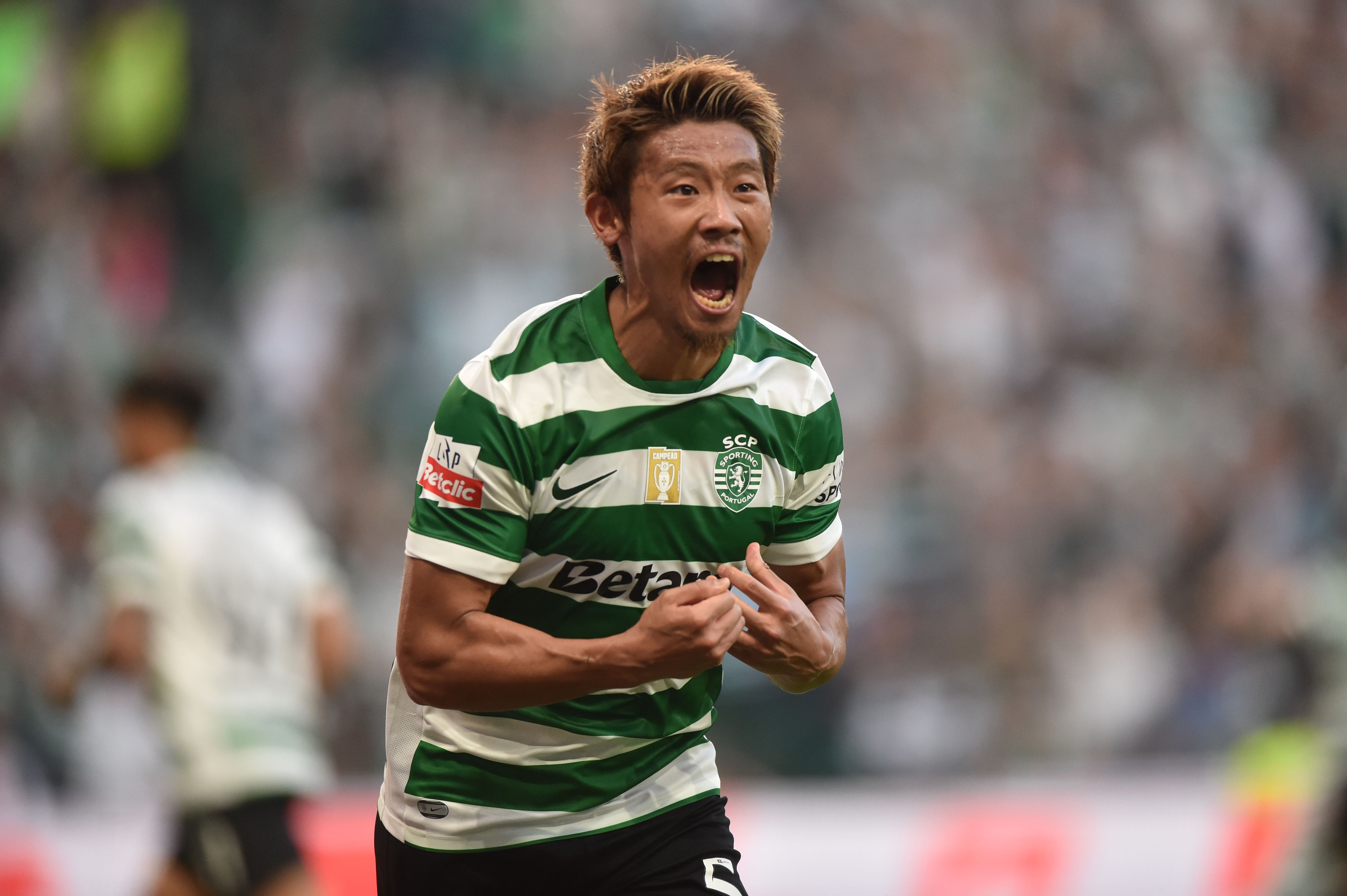 Morita foi o melhor jogador do Sporting. Foto Miguel Nunes