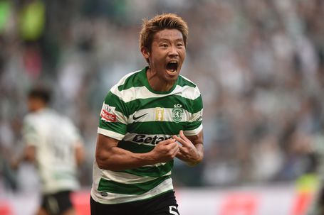 Morita foi o melhor jogador do Sporting. Foto Miguel Nunes