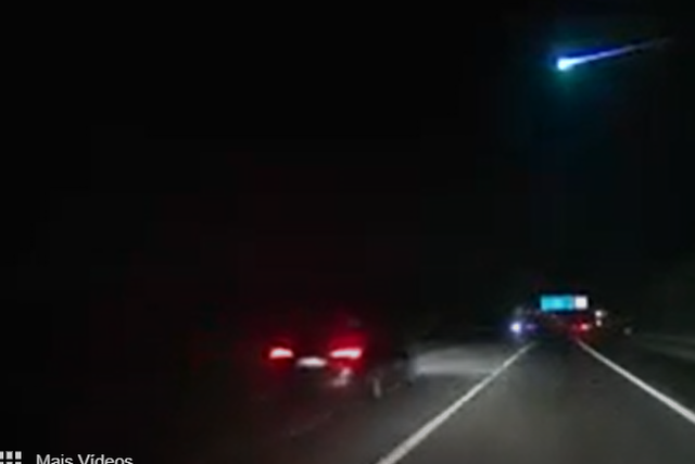 Uma explicação para o meteoro avistado em Portugal