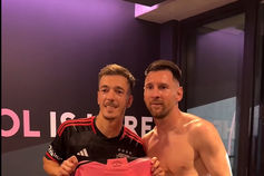 Esta é para a coleção: Pedro Santos recebeu uma camisola de Lionel Messi